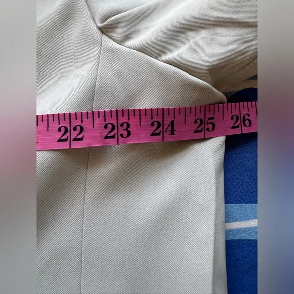 Extro&Vert Light Grey Double Breasted Women’s Oversized office Blazer Size XL - Picture 12 of 14